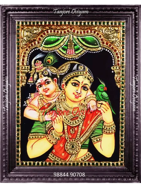 Authentic Krishna Yashodha Painting
